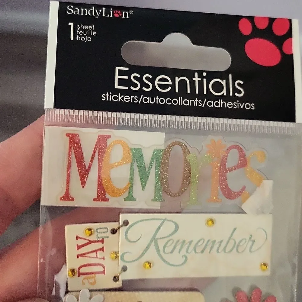 Scrapbook stickers